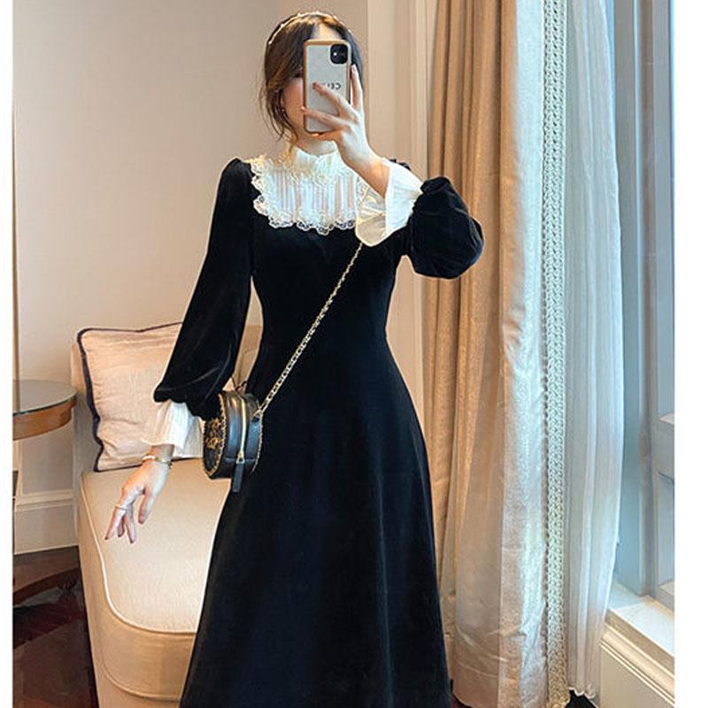 Plus Size Dresses 2021 Spring Slim Lace Evening Party Dress Woman One Piece French Retro Black Midi Women Kawaii Velvet Cute Y2K Lady
Plus Size Dresses 2021 Spring Slim Lace Evening Party Dress Woman One Piece French Retro Black Midi Women Kawaii Velvet Cute Y2K Lady