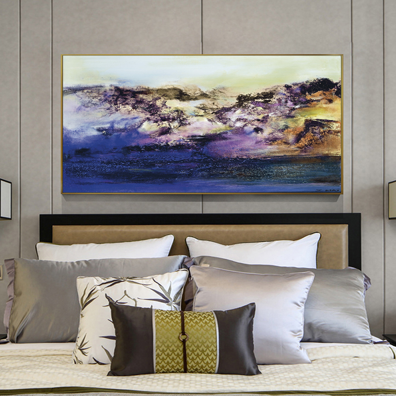 Canvas Painting NO FRAME Abstract Mountain Pictures Wall Art for Living Room Modern Home Docor Landscape Posters And Prints