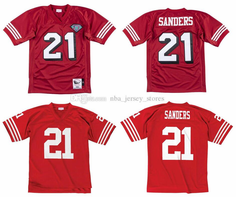 Stitched football Jersey 21 Deion Sanders 1994 Mitchell & Ness retro Rugby jerseys Men women youth S-6XL, Black;red
Stitched football Jersey 21 Deion Sanders 1994 Mitchell & Ness retro Rugby jerseys Men women youth S-6XL, Black;red