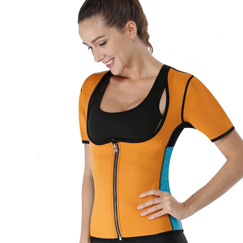 women's tracksuits tracksuitsdiving material body shaping clothes fitness sweatsuit short sleeve women's abdominal sweat etih, Gray
women's tracksuits tracksuitsdiving material body shaping clothes fitness sweatsuit short sleeve women's abdominal sweat etih, Gray