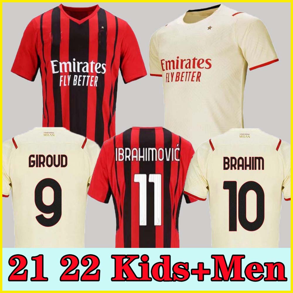 21 22 Fans Player Version AC Soccer milan GIROUD jerseys 2021 2022 IBRAHIMOVIC M.MAIGNAN TONALI Kessie THEO ÇALHANOGLU REBIC Men kid Kits football Training shirts, Kids size:
21 22 Fans Player Version AC Soccer milan GIROUD jerseys 2021 2022 IBRAHIMOVIC M.MAIGNAN TONALI Kessie THEO ÇALHANOGLU REBIC Men kid Kits football Training shirts, Kids size: