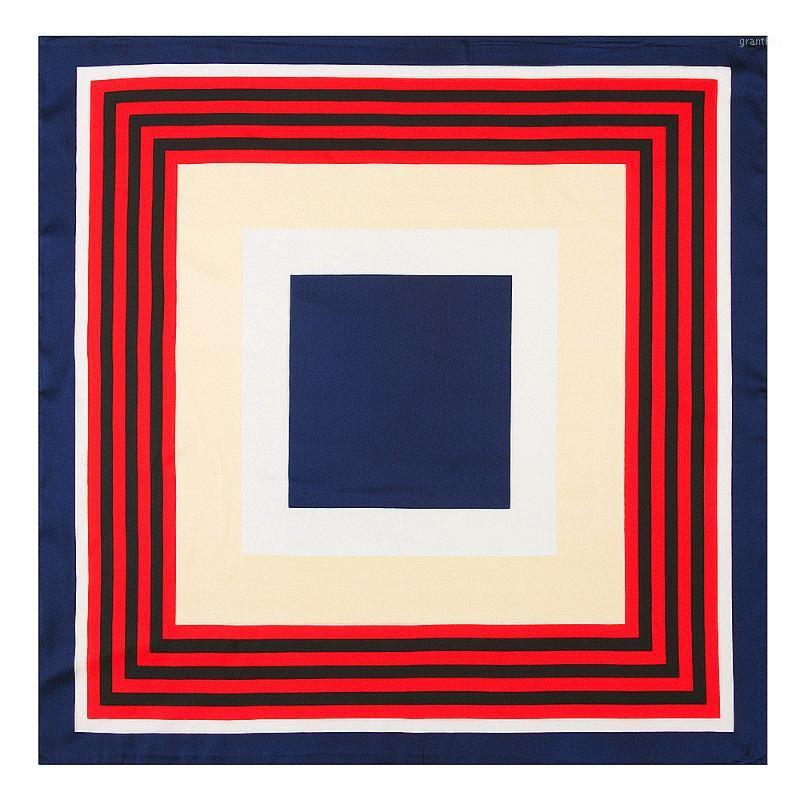 Scarves 60cm * 2021 Big Size High Quality Imitated Silk Satin Shawl Square Scarf Simulation Geometric Frame Stripes, Blue;gray
Scarves 60cm * 2021 Big Size High Quality Imitated Silk Satin Shawl Square Scarf Simulation Geometric Frame Stripes, Blue;gray
