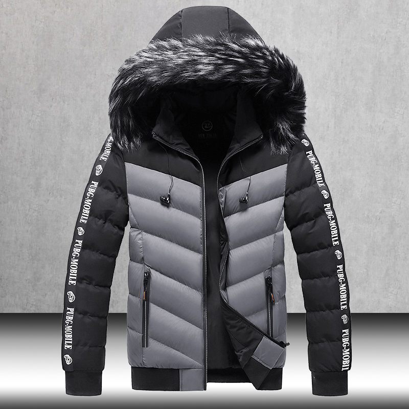 Winter Jaet Men 2021 Fur Collar Hooded Thi Warm Cotton Outwear Man Patchwork Parka and Coats Windbreaker Parkas Male M-5XL, Hq209gray
Winter Jaet Men 2021 Fur Collar Hooded Thi Warm Cotton Outwear Man Patchwork Parka and Coats Windbreaker Parkas Male M-5XL, Hq209gray