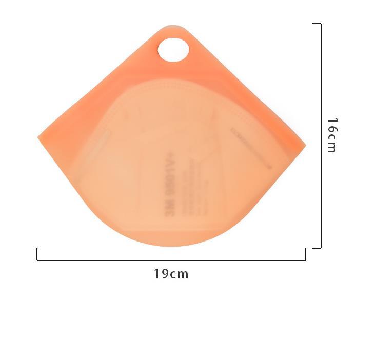 100pcs/lot Portable Silicone Organizer Dustproof And Moisture-proof Cover Holder Case Storage Isolate Bag Wholesale