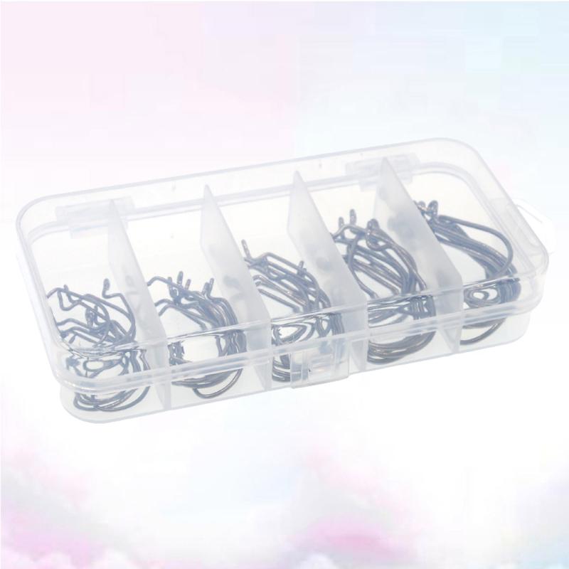 Fishing Hooks 50pcs Wide Belly Crank Texas Rig Worm Bait Hook Ocean Tackle Boat (Silver)
Fishing Hooks 50pcs Wide Belly Crank Texas Rig Worm Bait Hook Ocean Tackle Boat (Silver)