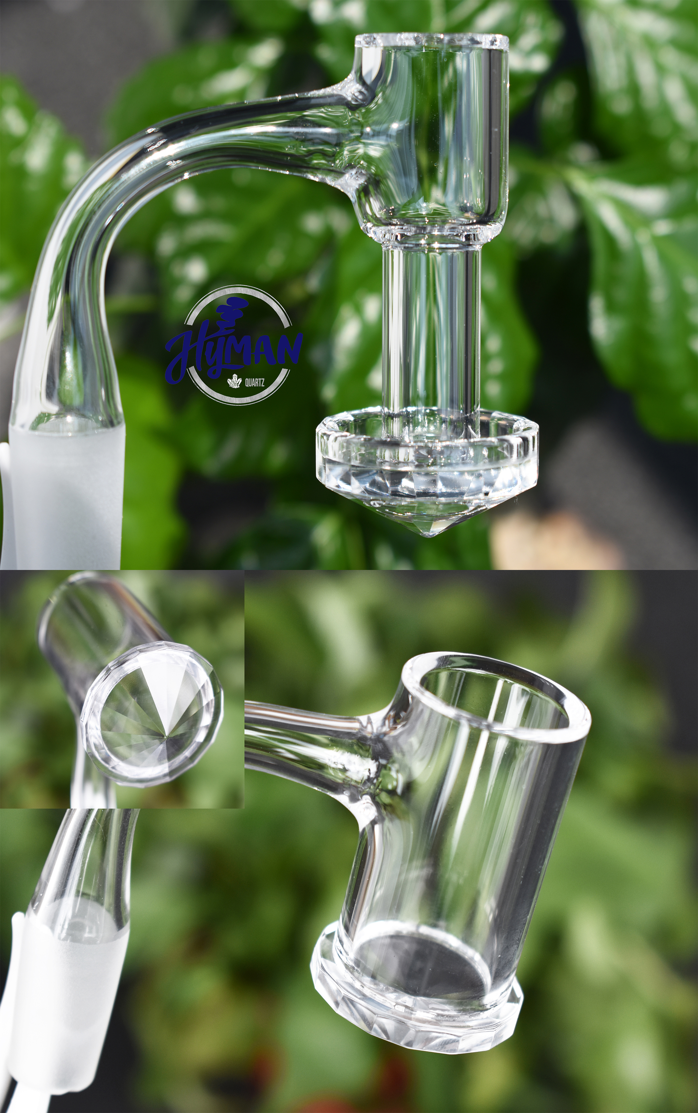 Diamond bottom polygon Quartz Banger Terp Slurper Smoking fully weld 25mm Traceless Welding Beveled Edge Male Female Joints Nails Suit for G
Diamond bottom polygon Quartz Banger Terp Slurper Smoking fully weld 25mm Traceless Welding Beveled Edge Male Female Joints Nails Suit for G