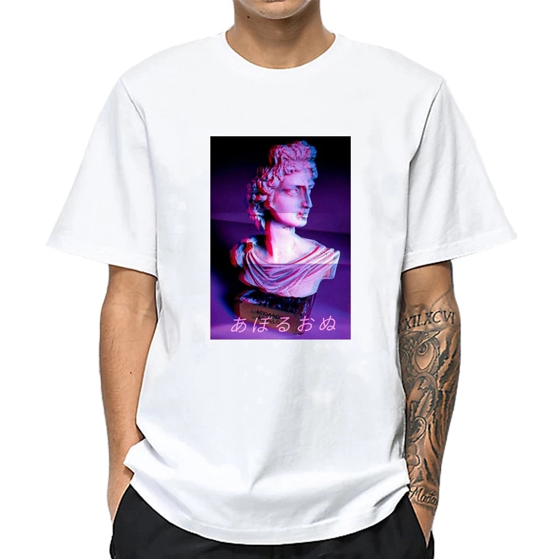 Funny Stone Statue Art David T Shirt Men Short Sleeve Tee Cartoon Michelangelo Harajuku Colorful 3D Style Print T-Shirt S5MC92, White02
Funny Stone Statue Art David T Shirt Men Short Sleeve Tee Cartoon Michelangelo Harajuku Colorful 3D Style Print T-Shirt S5MC92, White02