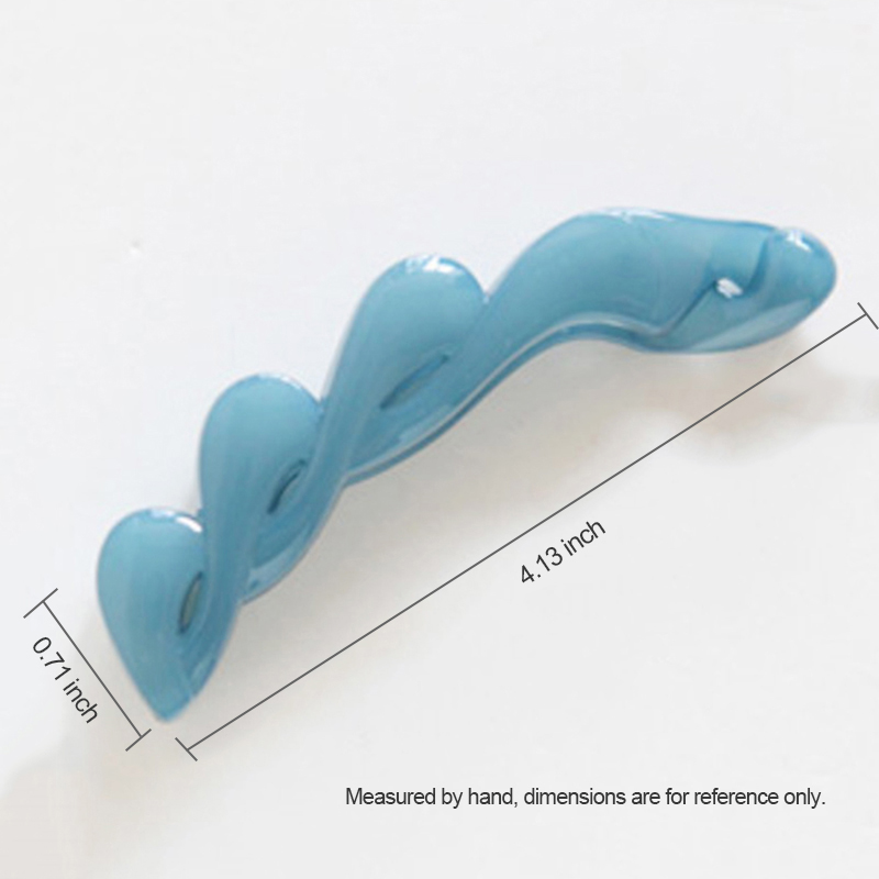 Acrylic Large Banana Clip Girls Hair Clips Simple Wild Hairs Accessories Adult Headwear Fashion Vertical Clipss Grabbing WH0530