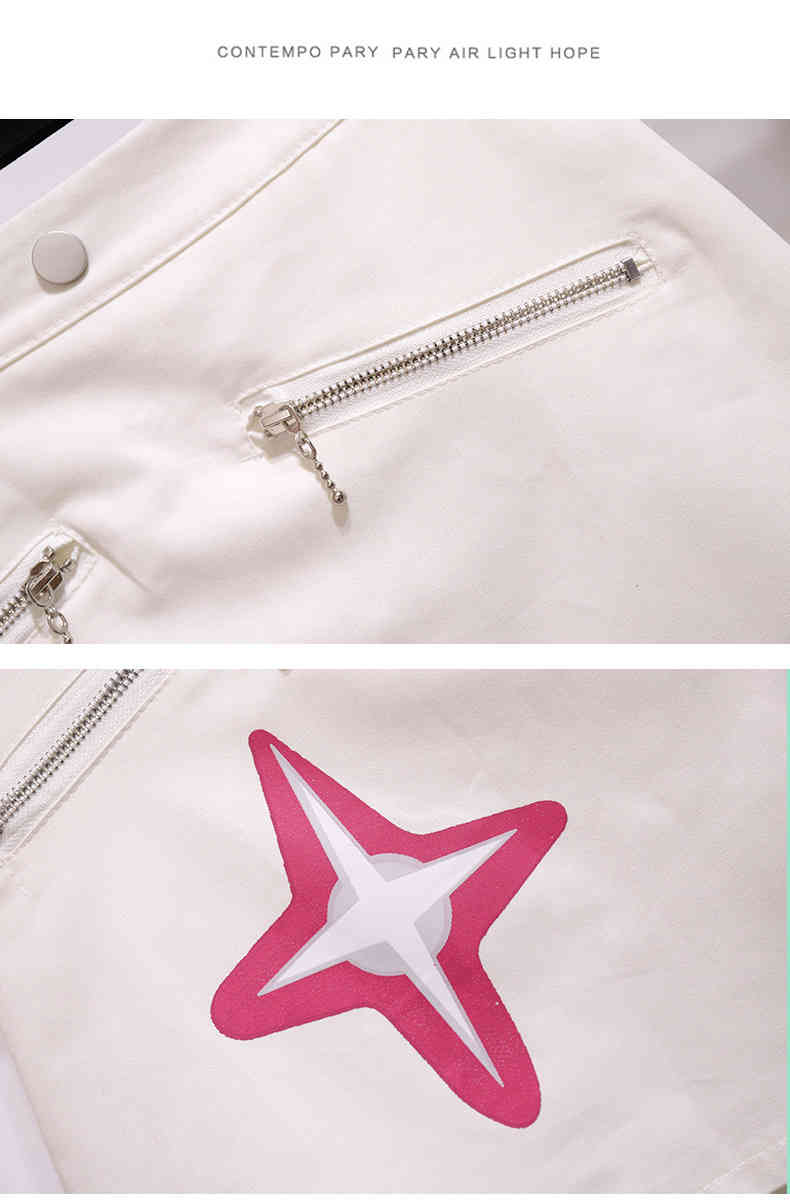 Summer Two Piece Set Elegant Casual Pink Short Sleeve T-Shirt Top + White A-Line Mini Skirts Suits Outfits 210519