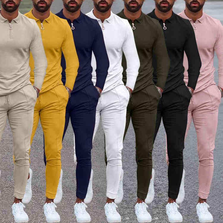 two piece men's wear autumn new slim trend casual fashion suit men's wear, Gray 
two piece men's wear autumn new slim trend casual fashion suit men's wear, Gray