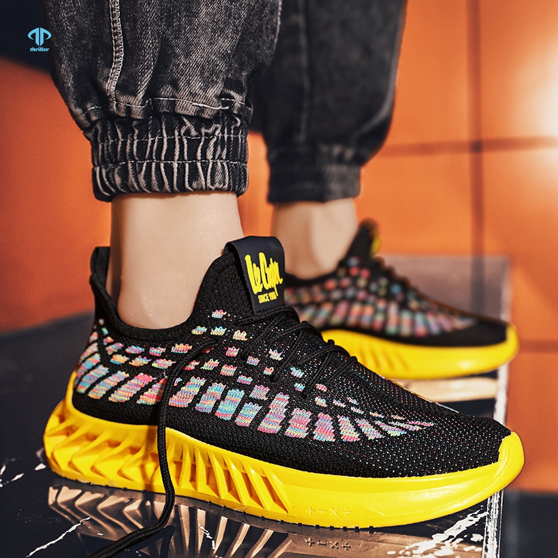 THRILLER Spring Blade Running Shoes large Size superfine fiber Orange yarn Casual Breathable out Sneakers
THRILLER Spring Blade Running Shoes large Size superfine fiber Orange yarn Casual Breathable out Sneakers