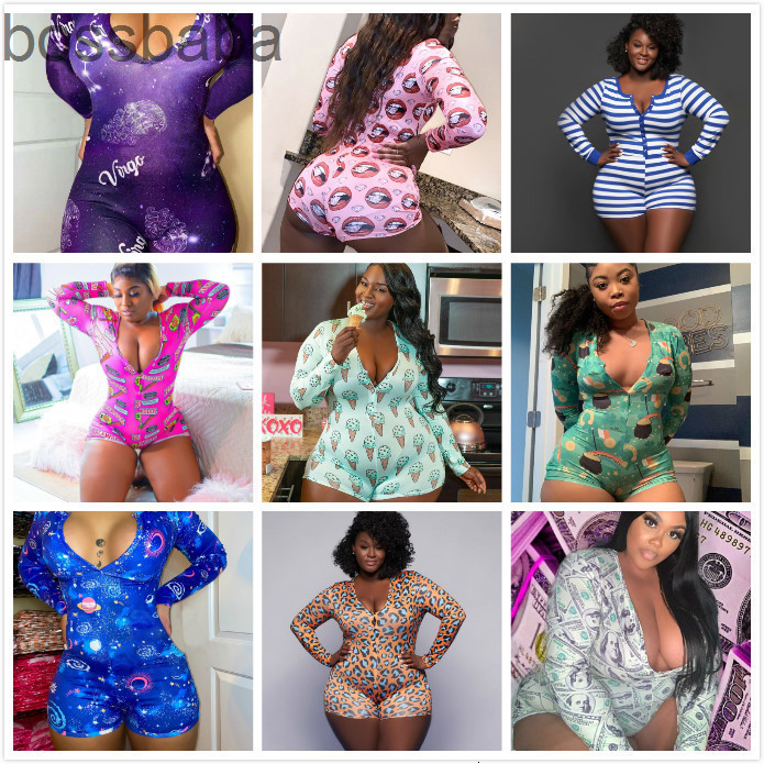 Plus Size Jumpsuits & Rompers Xl- Designer Women Jumpsuit Onesies Sexy Long Sleeve Nightwear Cartoon Printed Shorts Button Casu, L1-9
Plus Size Jumpsuits & Rompers Xl- Designer Women Jumpsuit Onesies Sexy Long Sleeve Nightwear Cartoon Printed Shorts Button Casu, L1-9