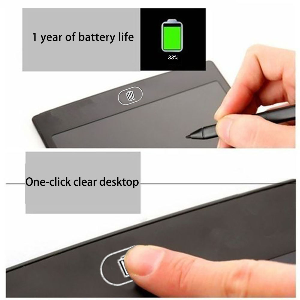 Electronic Drawing Board LCD Screen Writing Tablet 8.5Inch Digital Graphic Drawing Tablets Handwriting Pad Board+Pen