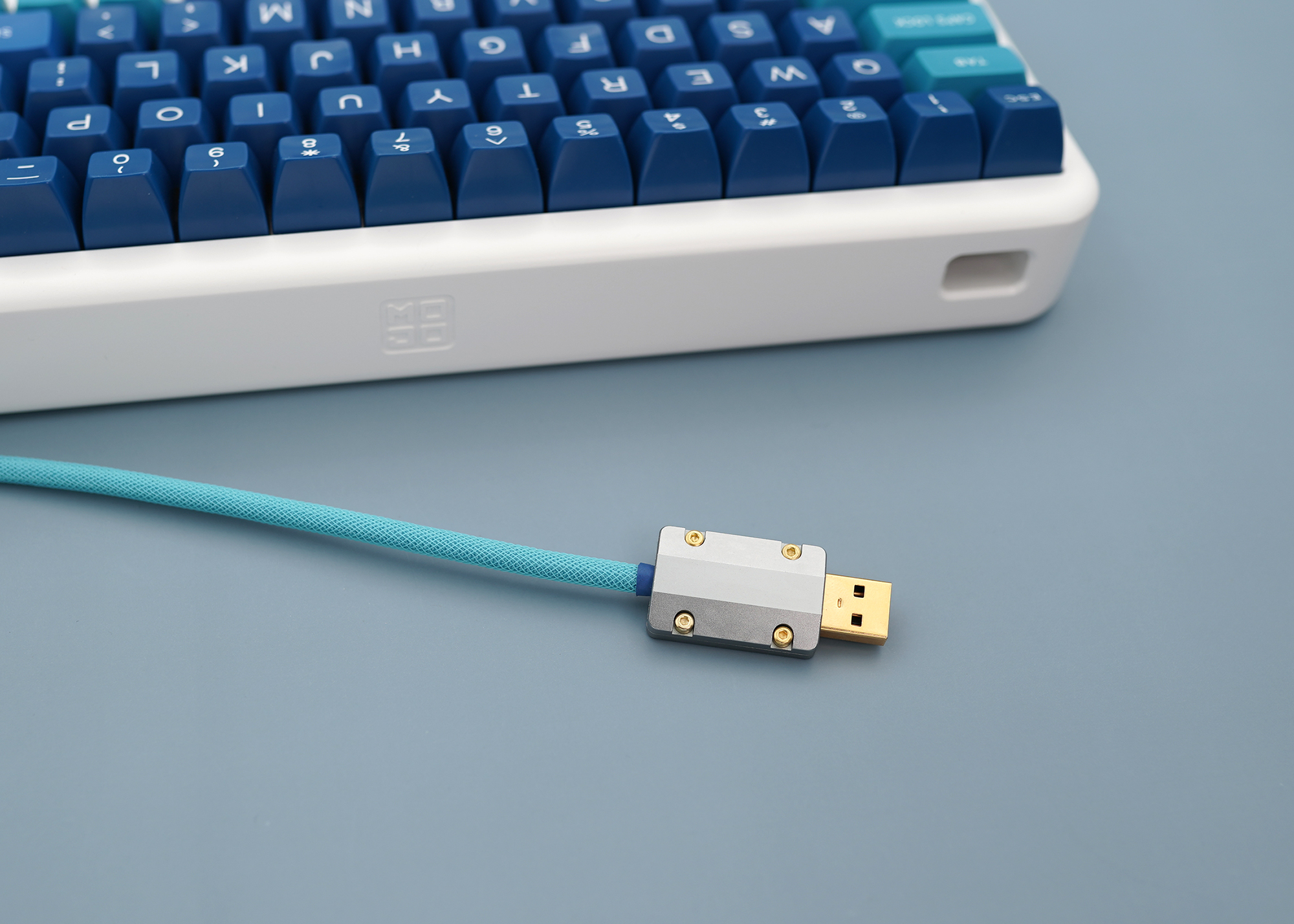 GeekCable Handmade Customized Mechanical Keyboard Data Cable For GMK Theme SP Keycap Line DND Colorway