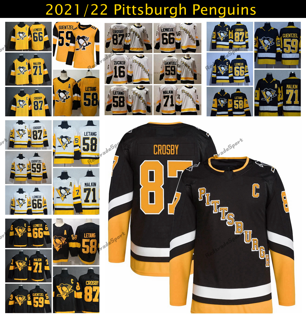 2021/22 Black Alternate 87 Sidney Crosby (C) 71 Evgeni Malkin Hockey Jerseys Pittsburgh Penguins Reverse Retro 59 Jake Guentzel 58 Kris Letang 66 Mario Lemieux Jersey, Alternate black
2021/22 Black Alternate 87 Sidney Crosby (C) 71 Evgeni Malkin Hockey Jerseys Pittsburgh Penguins Reverse Retro 59 Jake Guentzel 58 Kris Letang 66 Mario Lemieux Jersey, Alternate black