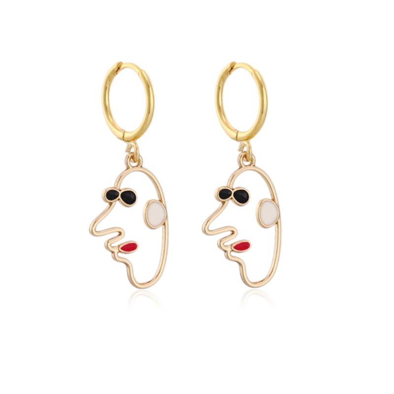Hoop & Huggie LOOXI Hollow Human Face Earrings For Women Girls Abstract Art Dangle Contour Jewelry Fashion Oorbellen
Hoop & Huggie LOOXI Hollow Human Face Earrings For Women Girls Abstract Art Dangle Contour Jewelry Fashion Oorbellen