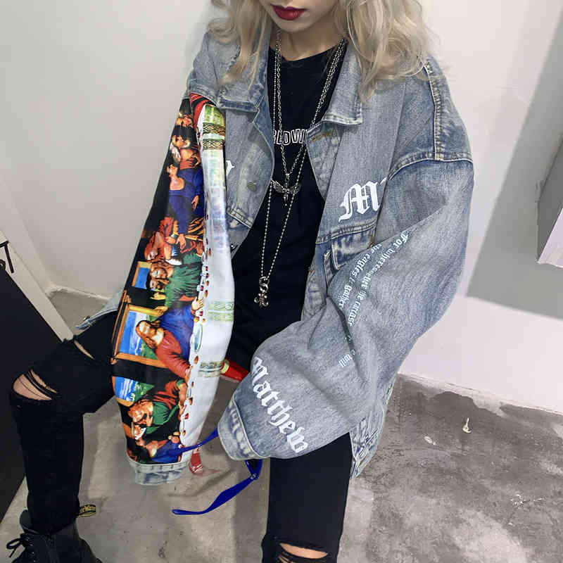 women's jackets classic women's jean jacket, oil paint, loose, couple, for women, spring ezcr, Black;brown
women's jackets classic women's jean jacket, oil paint, loose, couple, for women, spring ezcr, Black;brown
