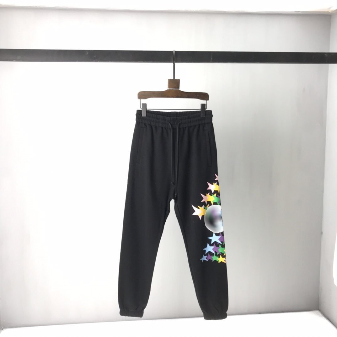 2021 Italy's latest spring and autumn fashion color star print trousers Milan men's designer high-quality versatile men and women, Black
2021 Italy's latest spring and autumn fashion color star print trousers Milan men's designer high-quality versatile men and women, Black