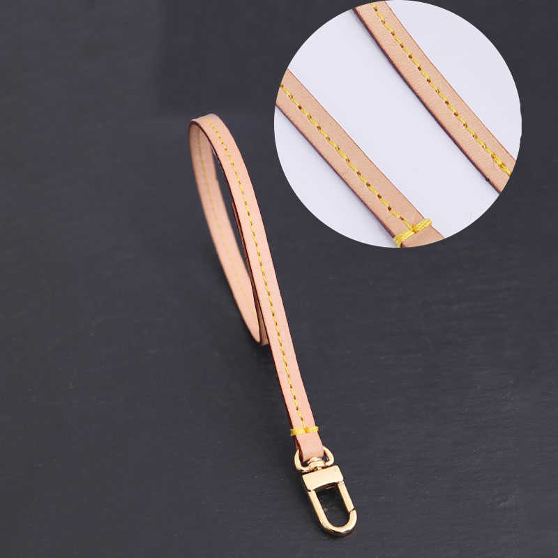 BAMADER 38.5cm Detachable Bag Handle Replacement Bag Strap Genuine Leather Shoulder Strap Bag Part & Accessories Fashion Strap 210624