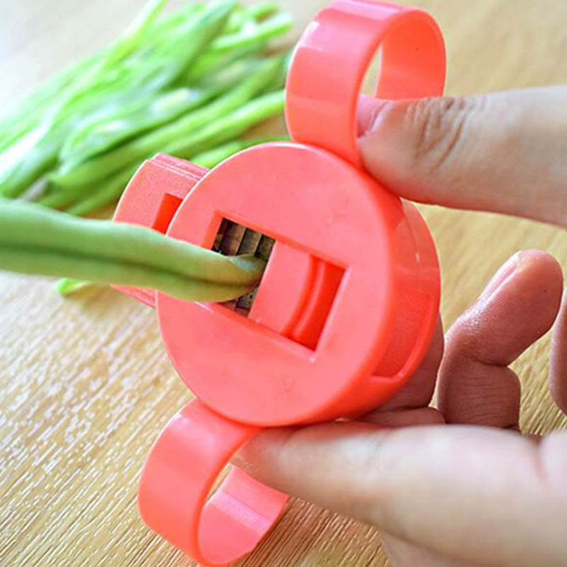 1Pcs Kitchen Gadgets Shredded Device Shred Peeler Multi-functional 1Stainless Steel Bean Slicer Vegetable Cutters Tools