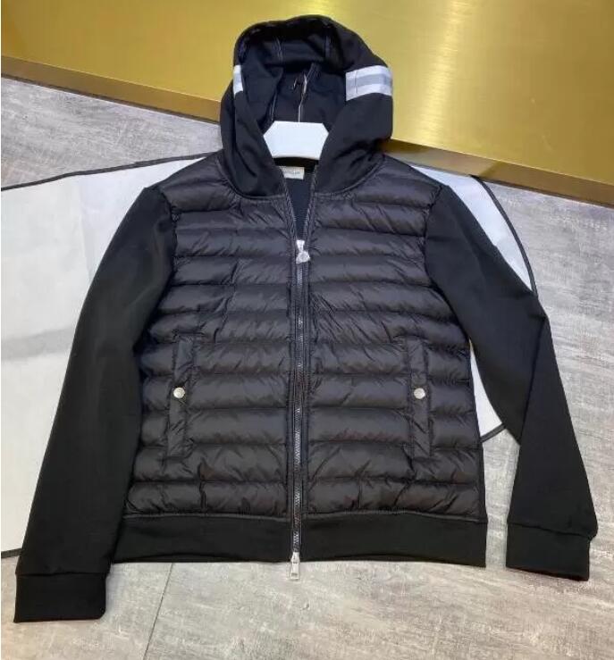 Men knitting Hooded Down Coat Thick Warm Double Zipper Design Jacket Slim Parkas Black Color
Men knitting Hooded Down Coat Thick Warm Double Zipper Design Jacket Slim Parkas Black Color