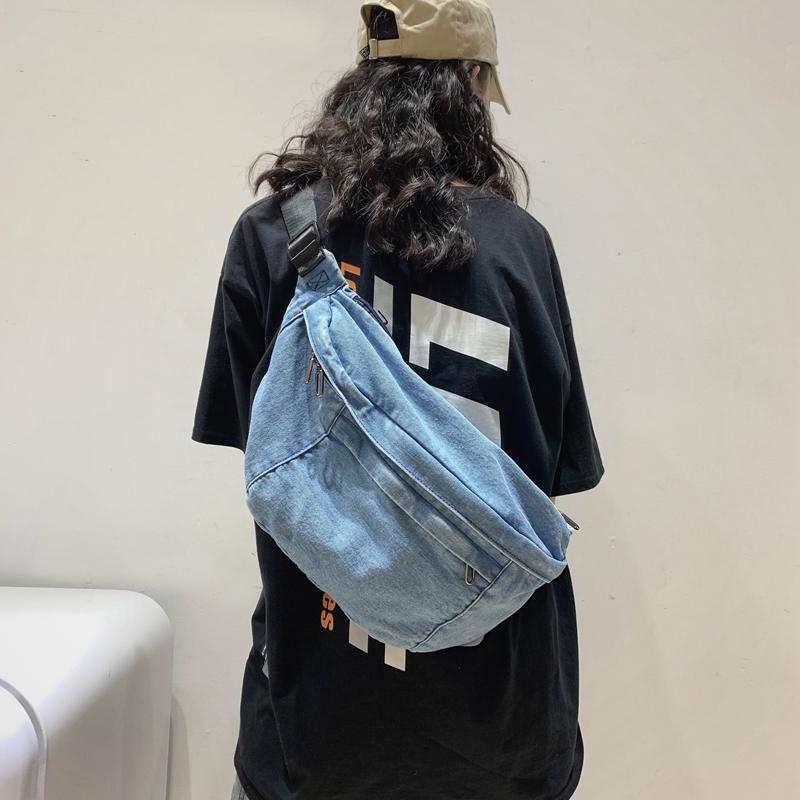 Evening Bags Casual Denim Shoulder Bag Girls Unisex Crossbody Chest For Women 2022 Large Capacity Messenger Bolsos Para Mujer
Evening Bags Casual Denim Shoulder Bag Girls Unisex Crossbody Chest For Women 2022 Large Capacity Messenger Bolsos Para Mujer