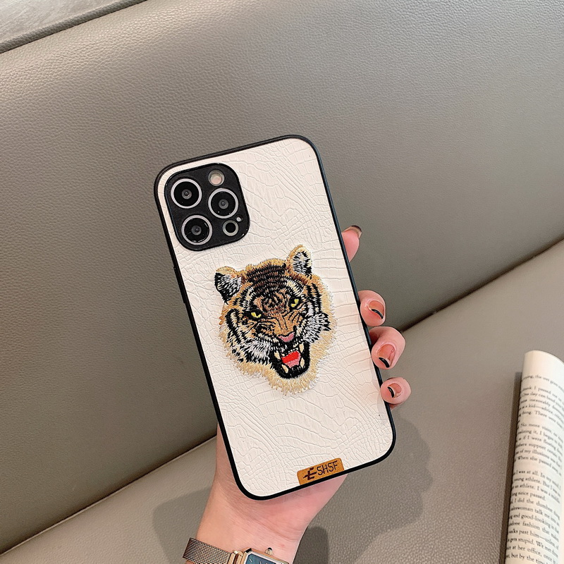 3D luxury embroidery tiger head leather phone cases for iPhone 12 11 pro promax X XS Max 7 8 Plus case cover, Please choose colors
3D luxury embroidery tiger head leather phone cases for iPhone 12 11 pro promax X XS Max 7 8 Plus case cover, Please choose colors
