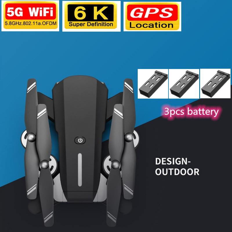 6K ESC HD Camera GPS WIFI FPV RC Drone Aerial Photography 1KM Distance Optical Flow Follow Me RC Aircraft With 3pcs Battery Toys, 4k 1 battery
6K ESC HD Camera GPS WIFI FPV RC Drone Aerial Photography 1KM Distance Optical Flow Follow Me RC Aircraft With 3pcs Battery Toys, 4k 1 battery
