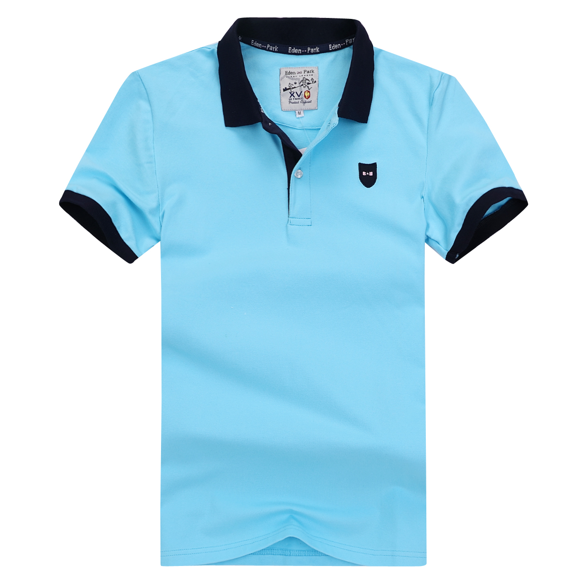 Eden Polo park Classic Men's Stretch cotton Top quality Men short breathable business Casual big size M to 3XL Male tees Discount sell, Blue
Eden Polo park Classic Men's Stretch cotton Top quality Men short breathable business Casual big size M to 3XL Male tees Discount sell, Blue