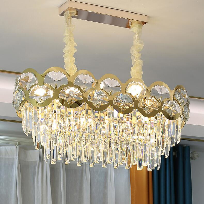 Modern Golden Chandelier Nordic Simple Stainless Steel Pendant Lamp For Living Room Bar Restaurant Decorates Rectangular Island Lights
Modern Golden Chandelier Nordic Simple Stainless Steel Pendant Lamp For Living Room Bar Restaurant Decorates Rectangular Island Lights