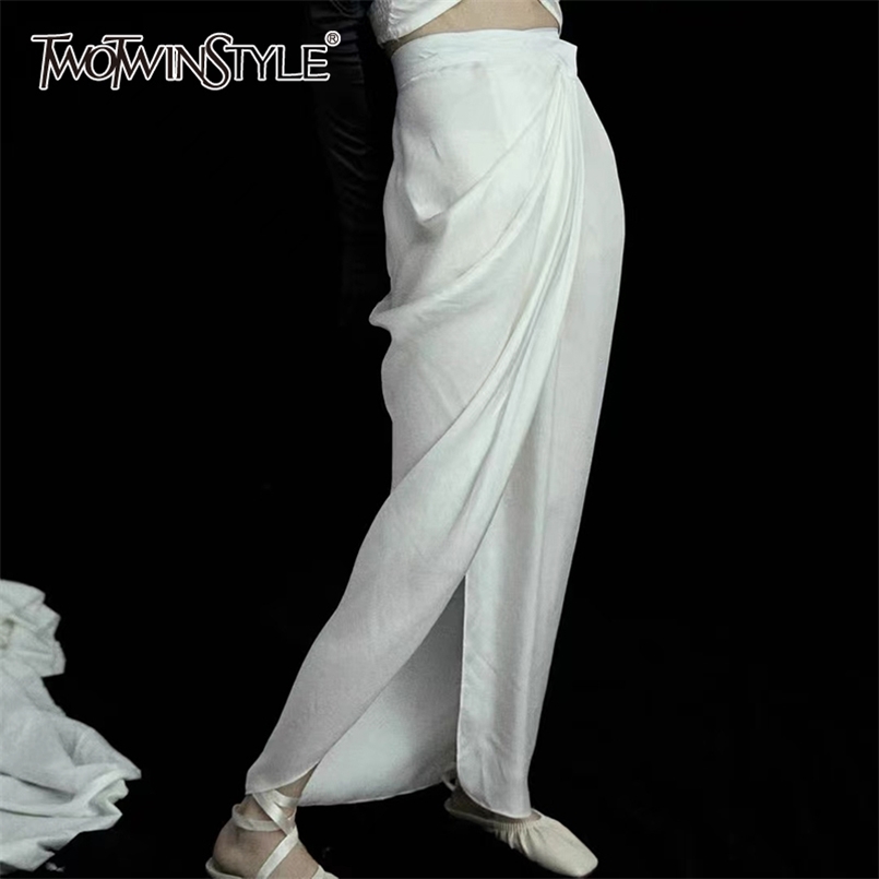 White Asymmetrical Skirt For Women High Waist Ruched Slim Split Maxi Skirts Female Summer Fashion Clothing 210521
White Asymmetrical Skirt For Women High Waist Ruched Slim Split Maxi Skirts Female Summer Fashion Clothing 210521