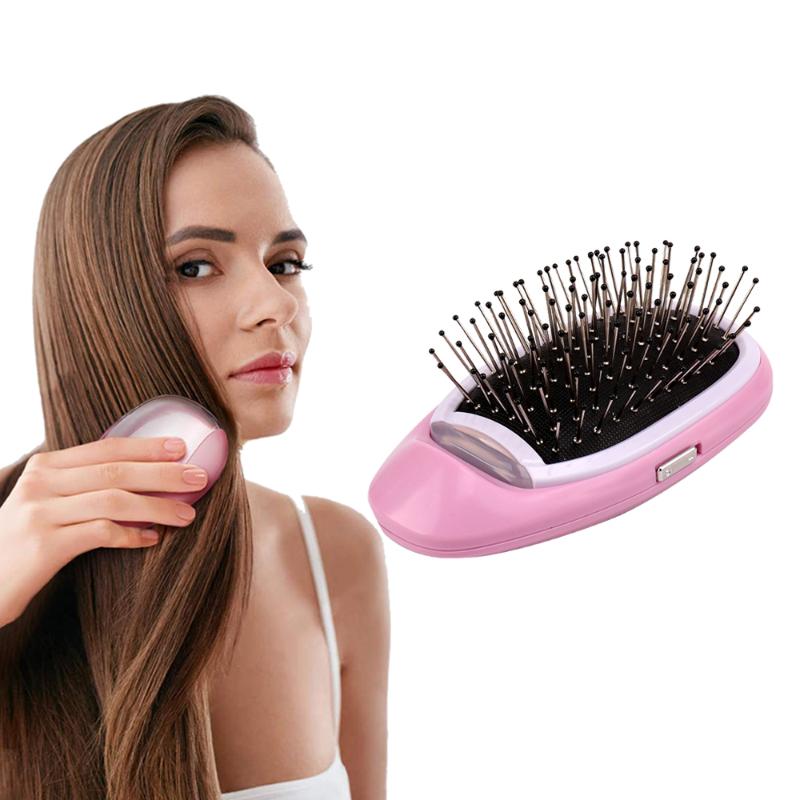 Hair Brushes Ionic Brush Portable Electric Magic Negative Ion Comb Anti-static Massage Hairbrush Take Out Frizz