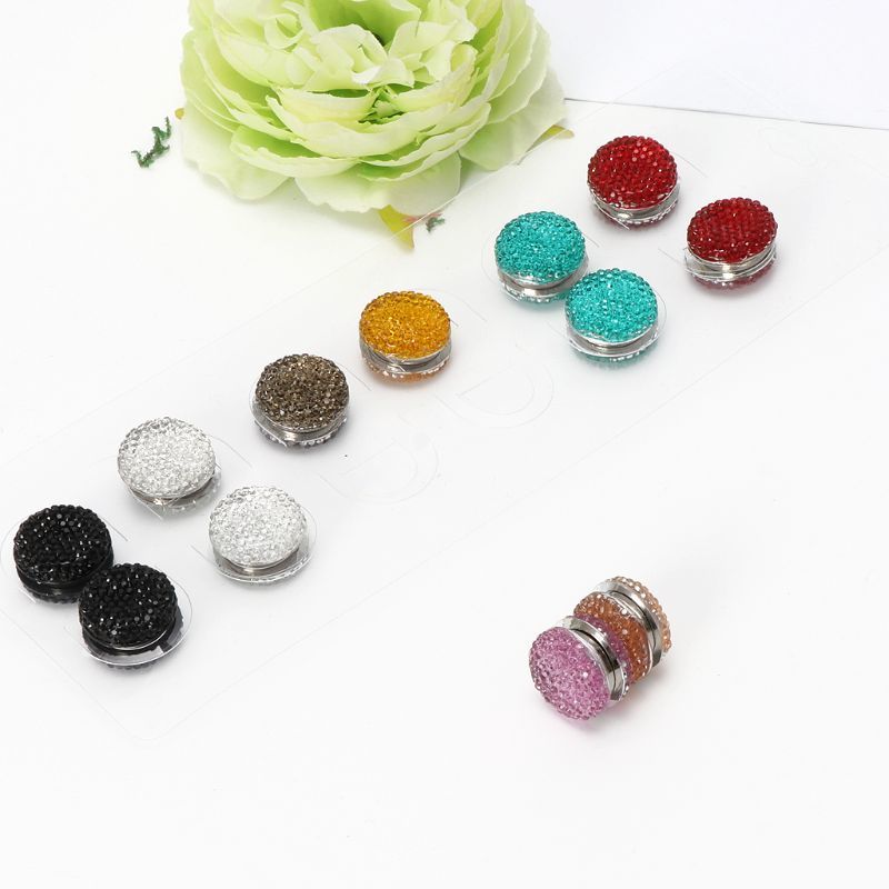 L93F 12 Pairs Muslim Multi-Use Rhinestone Magnetic Scarf Brooches Round Hijab Pins
L93F 12 Pairs Muslim Multi-Use Rhinestone Magnetic Scarf Brooches Round Hijab Pins
