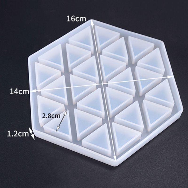 5 5-Pcs Coaster Silicone Paint, Kegel Epoxyresis Mallen, resin Rock Slinger Crystal Colum Hanger Silicone Uv Hars Mold Tool