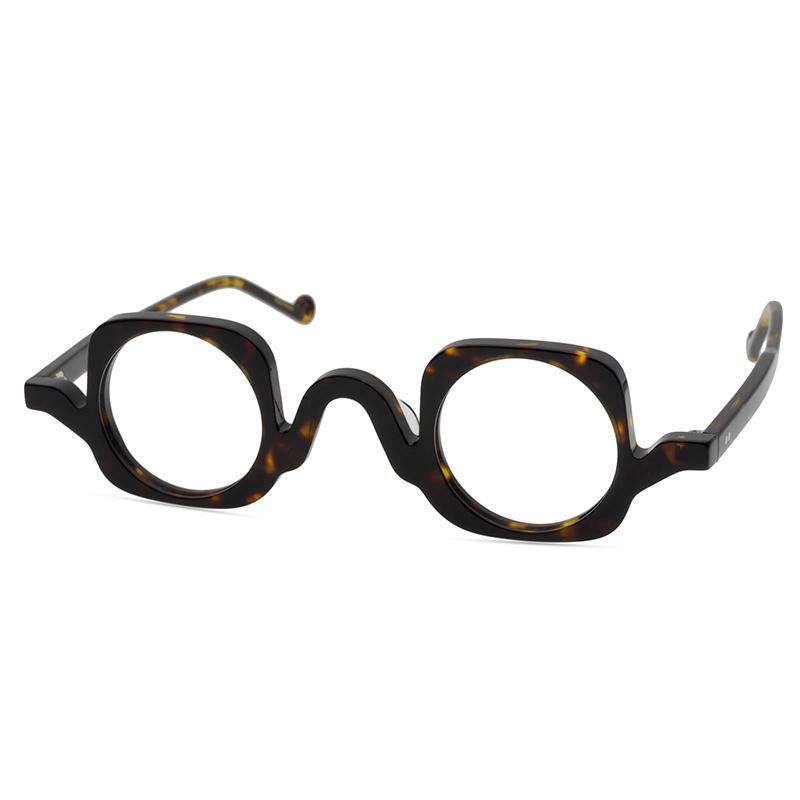 Fashion Sunglasses Frames Personality Niche Designer Eyewear Vintage Handmade Acetate Optical Reading Glasses Men Fun Eyeglass Ocu