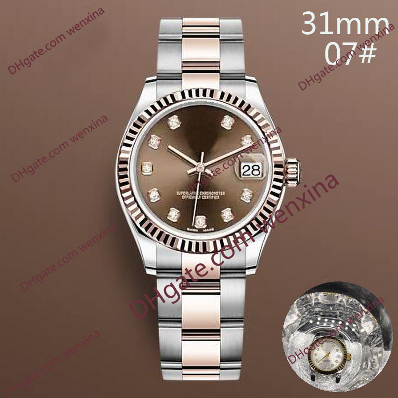 Deluxe 31mm Woman diamond watches Ladies watch wide strap montre de luxe 2813 Automatic Steel swimming Waterproof Wristwatches, 03
Deluxe 31mm Woman diamond watches Ladies watch wide strap montre de luxe 2813 Automatic Steel swimming Waterproof Wristwatches, 03