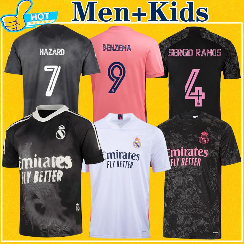 Real Madrid Soccer Jerseys 2020 2021 HAZARD SERGIO RAMOS BENZEMA ASENSIO VALVERDE CASEMIRO 20 21 Football Shirt Men + Kids Kit, Black;yellow
Real Madrid Soccer Jerseys 2020 2021 HAZARD SERGIO RAMOS BENZEMA ASENSIO VALVERDE CASEMIRO 20 21 Football Shirt Men + Kids Kit, Black;yellow