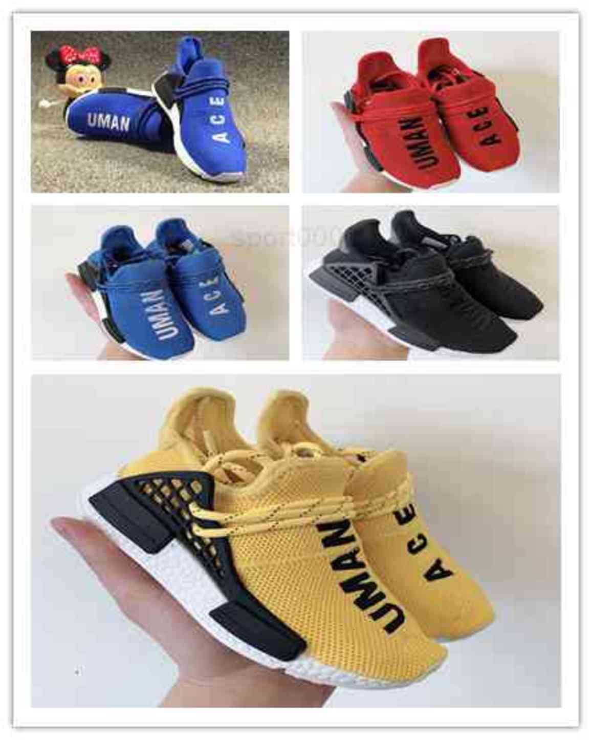 Big Kids Sports Shoes for Kid Human Race Trainers Boys Pharrell Williams Pour Enfants Chaussures Children Sport Shoe Youth Sneakers, Black
Big Kids Sports Shoes for Kid Human Race Trainers Boys Pharrell Williams Pour Enfants Chaussures Children Sport Shoe Youth Sneakers, Black