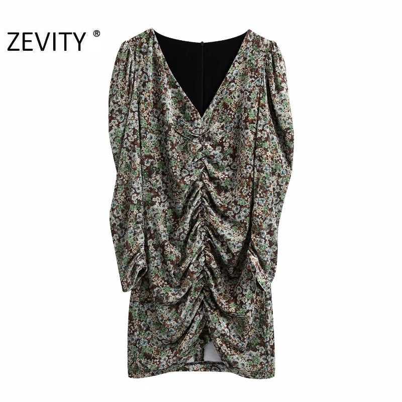 Zevity Women Vintage V Neck Print Velvet Pleated Mini Dress Office Ladies Chic Puff Sleeve Casual Slim Party Vestido DS4561 210603, As pic ds4561bb
Zevity Women Vintage V Neck Print Velvet Pleated Mini Dress Office Ladies Chic Puff Sleeve Casual Slim Party Vestido DS4561 210603, As pic ds4561bb