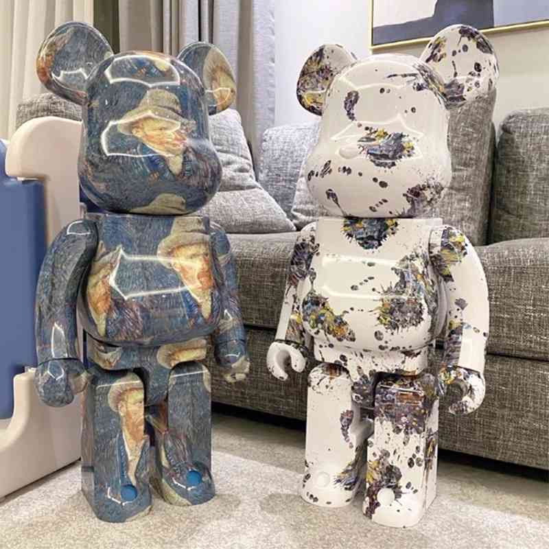 Bearbrick violent 400% building block bear Van Gogh self portrait model decoration fashion toy doll
Bearbrick violent 400% building block bear Van Gogh self portrait model decoration fashion toy doll