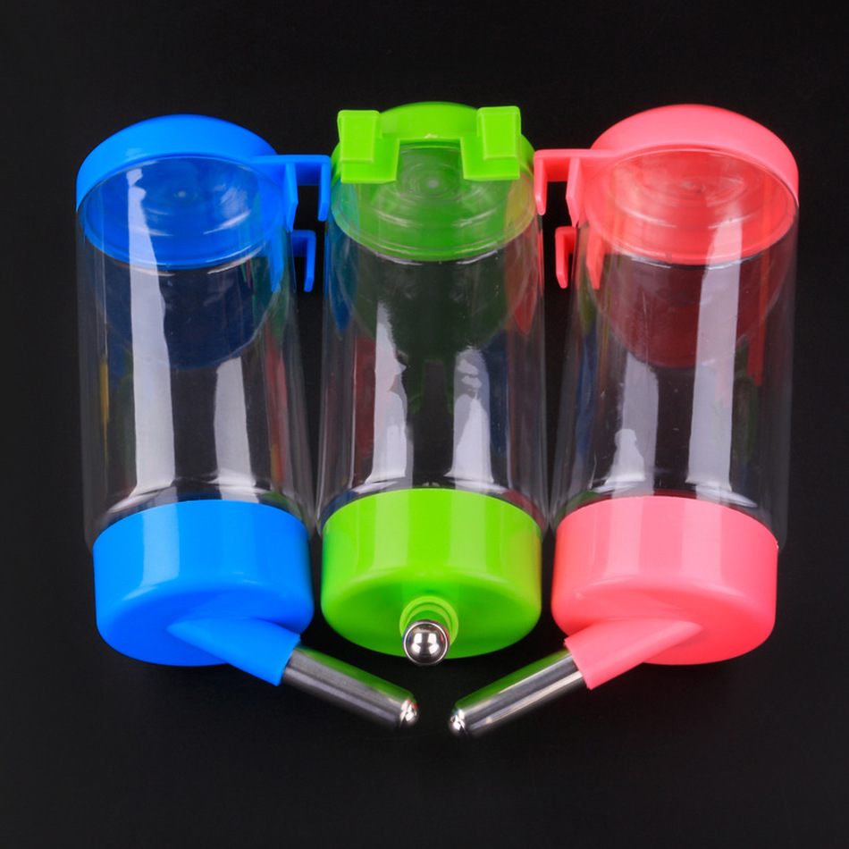 Petty&Better 400ML Plastic Hamster Drinker Water Bottle Dispenser Feeder Hanging Pet Dog Squirrel Rabbit Drinking Head Pipe
