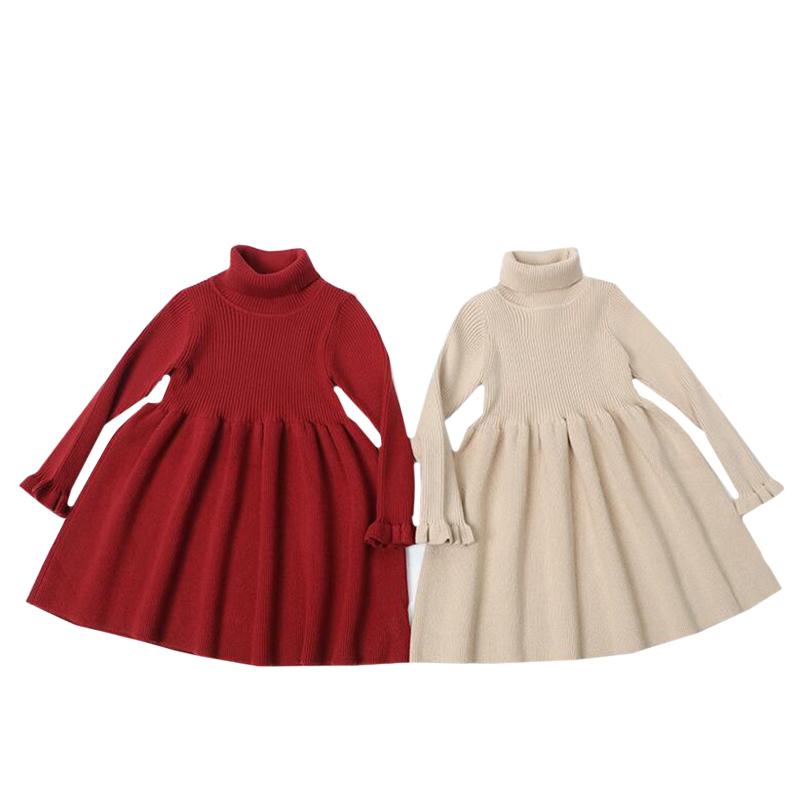 Girl's Dresses Korean Style Kids High Collar Wool Dress Baby Girls Knitted Long Sleeve Autumn Winter Princess, Red;yellow
Girl's Dresses Korean Style Kids High Collar Wool Dress Baby Girls Knitted Long Sleeve Autumn Winter Princess, Red;yellow