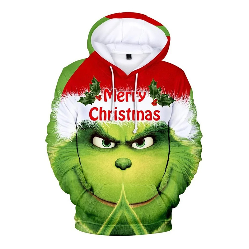 Christmas Funny Pattern Hoodie Visual Impact Party Top Punk Gothic Round Neck High Quality Sweater Hoodie, Picture2
Christmas Funny Pattern Hoodie Visual Impact Party Top Punk Gothic Round Neck High Quality Sweater Hoodie, Picture2