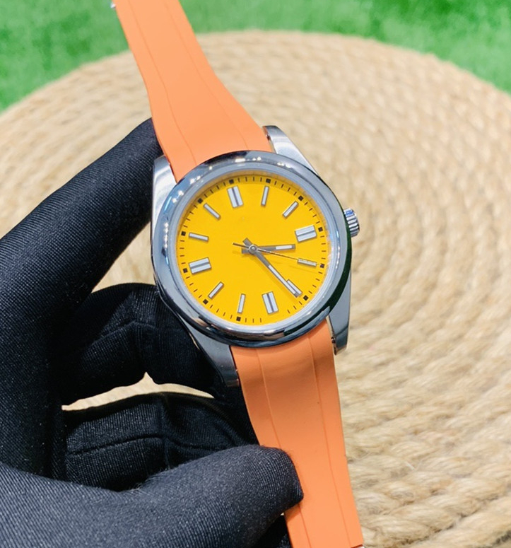 Top classic men's automatic mechanical watch 2813 movement 41mm36mm stainless steel band, rubber, fashionable blue yellow dial, waterproof, Sapphire
Top classic men's automatic mechanical watch 2813 movement 41mm36mm stainless steel band, rubber, fashionable blue yellow dial, waterproof, Sapphire