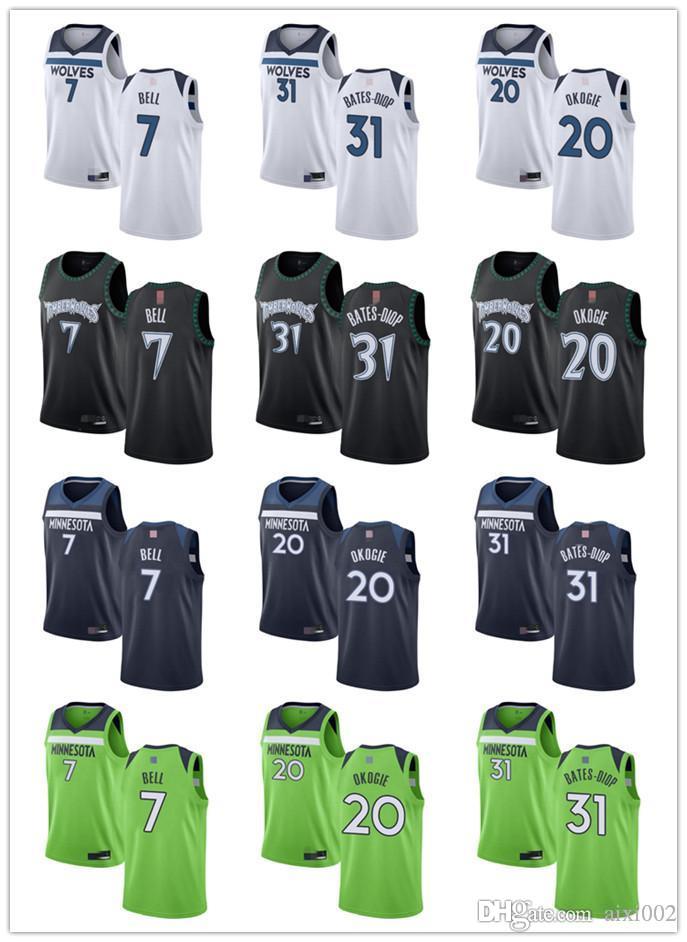Mens Womens Youth Minnesota Timberwolves 7 Bell 20 Josh Okogie 31 Keita Bates-Diop White green navy customs Basketball Jerseys, Black;red
Mens Womens Youth Minnesota Timberwolves 7 Bell 20 Josh Okogie 31 Keita Bates-Diop White green navy customs Basketball Jerseys, Black;red