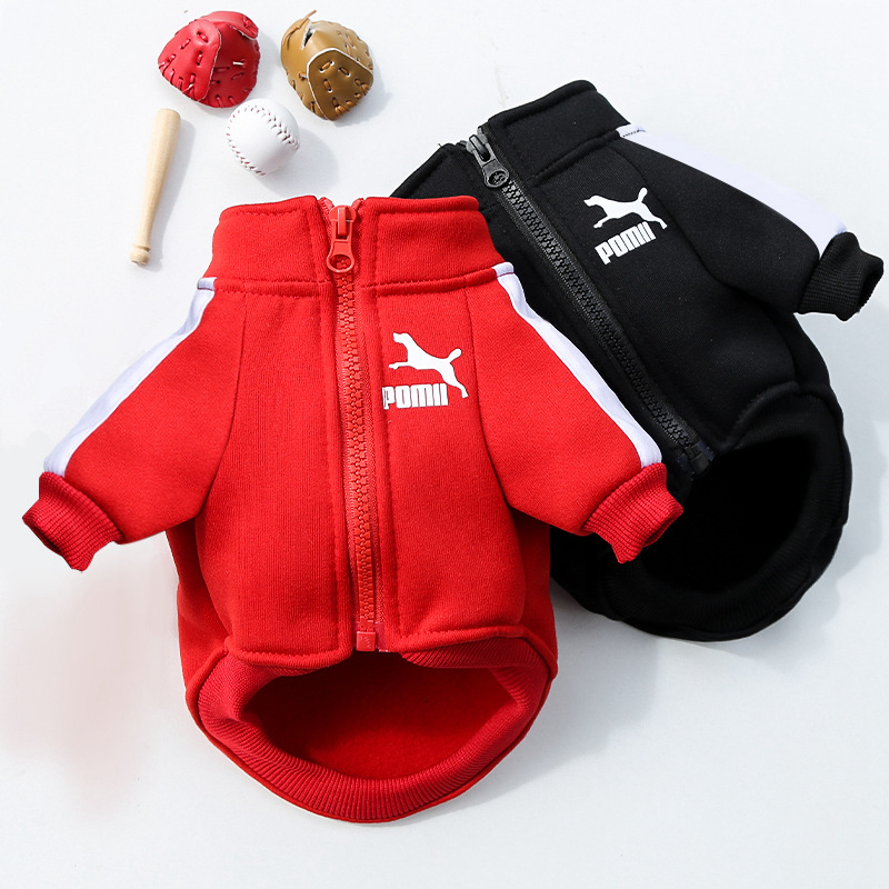 free shipping Soft and Warm et Designer Dog Apparel Pet Clothes Sublimation Printed Sweatshirt for Small Dogs Chihuahua Yorkie French Bulldog Red 3XL 