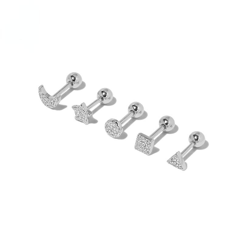 Stud Zircon Ball Design 925 Sterling Silver Kawaii Earrings For Women's Cute Earing Personalized Joias Ouro 18k Jewellery Fine, Golden;silver
Stud Zircon Ball Design 925 Sterling Silver Kawaii Earrings For Women's Cute Earing Personalized Joias Ouro 18k Jewellery Fine, Golden;silver