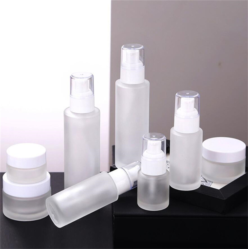 Frosted Glass Bottle Refillable Face Cream Jar Lotion Spray Cosmetics Sample Storage Containers 30ml 40ml 60ml 80ml 100ml
Frosted Glass Bottle Refillable Face Cream Jar Lotion Spray Cosmetics Sample Storage Containers 30ml 40ml 60ml 80ml 100ml
