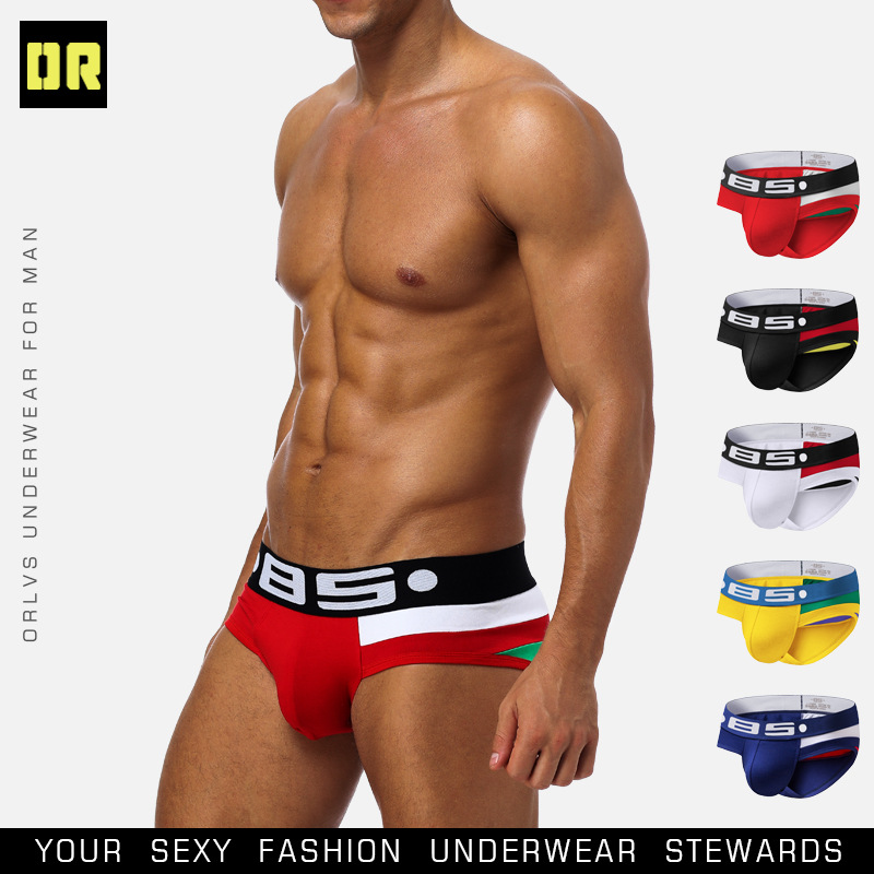 Brand Men Underpants Sexy Men Briefs Breathable Mens Slip Cueca Male Panties Underwear 5 colors, Red
Brand Men Underpants Sexy Men Briefs Breathable Mens Slip Cueca Male Panties Underwear 5 colors, Red