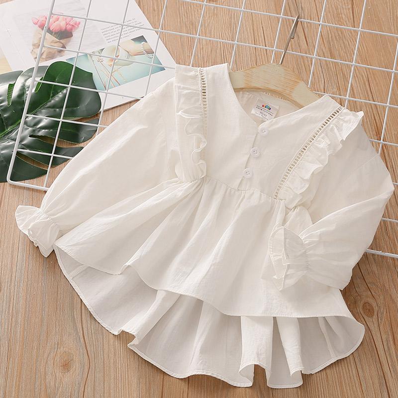 Shirts 2021 Spring Autumn Fashion 2 3 4 6 8 10 Years Kids Cute Long Trumpet Sleeve V-Neck Cotton White Blouse For Baby Girls, White;black
Shirts 2021 Spring Autumn Fashion 2 3 4 6 8 10 Years Kids Cute Long Trumpet Sleeve V-Neck Cotton White Blouse For Baby Girls, White;black